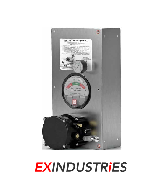 A metal pressure gauge displayed on a clean white background, showcasing its dial and measurement markings clearly. intrinsically safe barrier