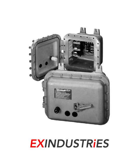 A metal box featuring two holes and a removable metal cover, designed for secure storage or containment. class 1 div 2 enclosure